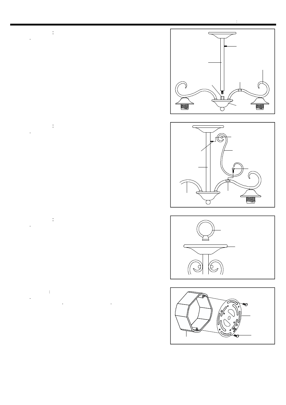 Installation instructions step 1, Step 2, Step 3 | Step 4 | Quoizel DH5103AN Duchess User Manual | Page 2 / 4