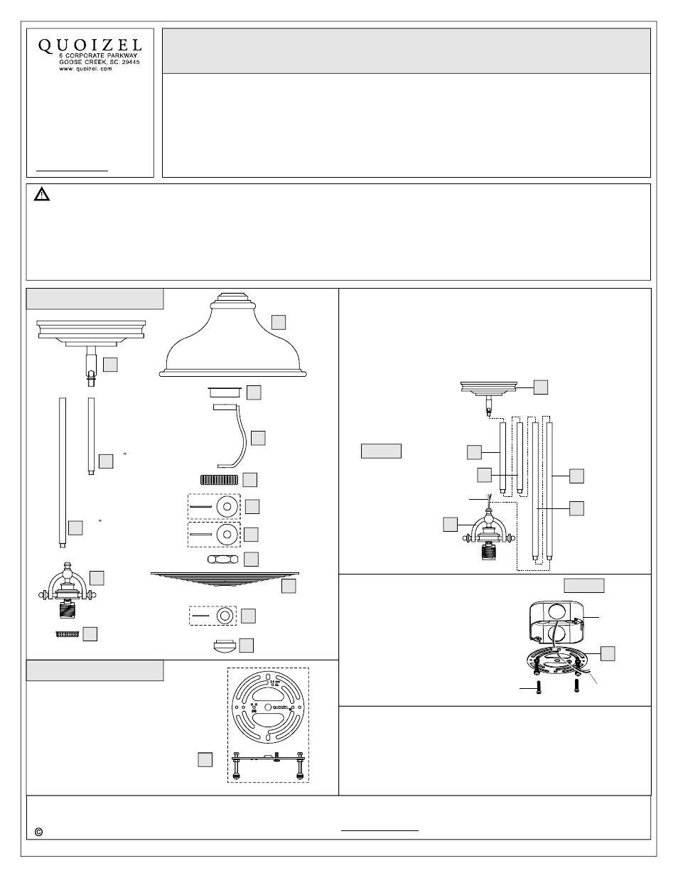 Quoizel ER1814BN Emery User Manual | 2 pages