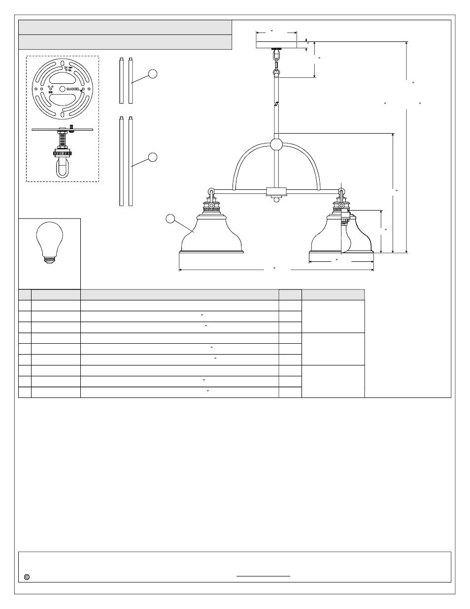 Quoizel ER5103IS Emery User Manual | Page 3 / 3