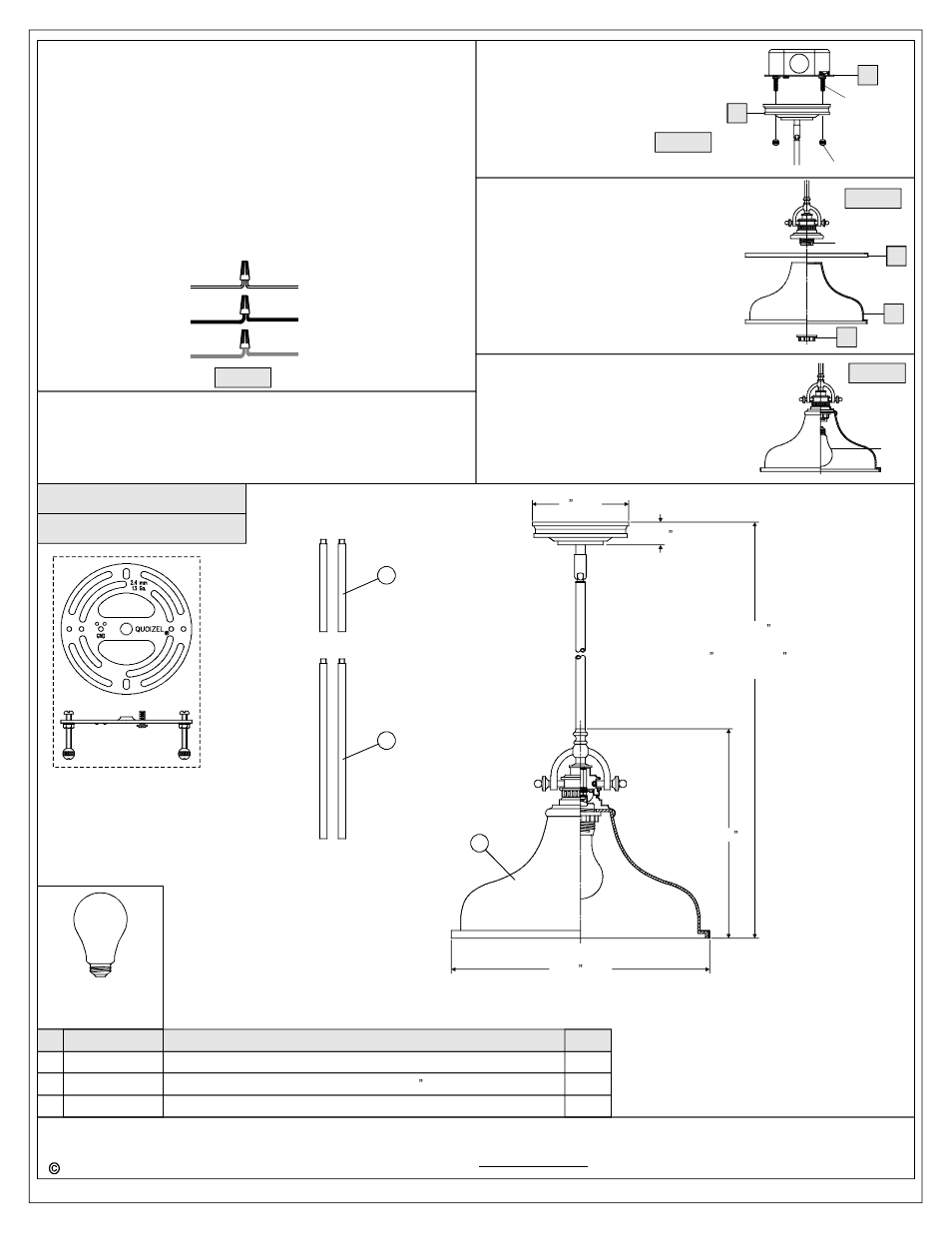 Quoizel GRT2814BN Grant User Manual | Page 2 / 2