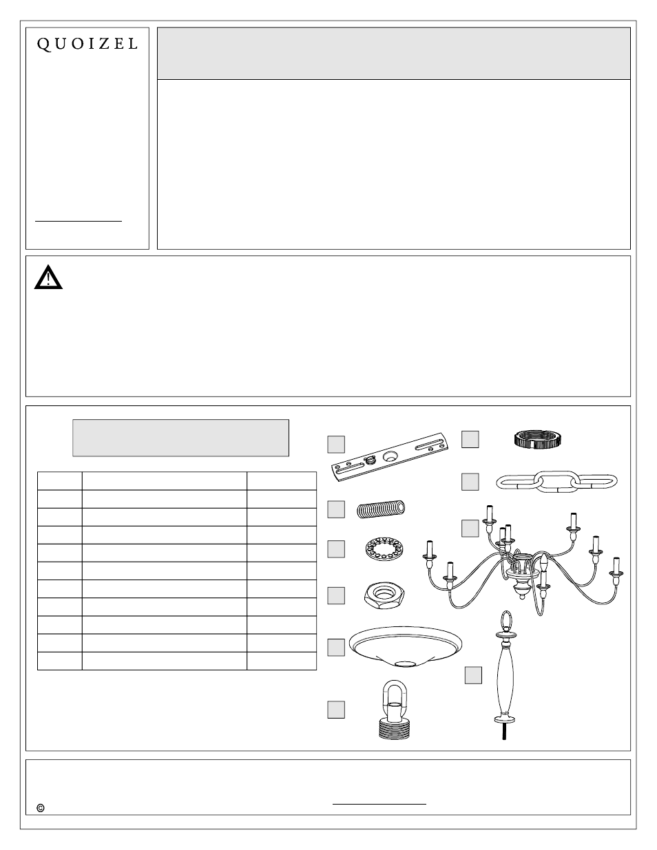 Quoizel HK5012TC Holbrook User Manual | 6 pages