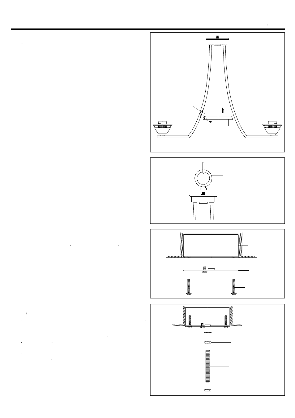 Assembly instructions, Step 1, Step 2 | Step 3, Step 4 | Quoizel IE5005BN Ibsen User Manual | Page 2 / 3