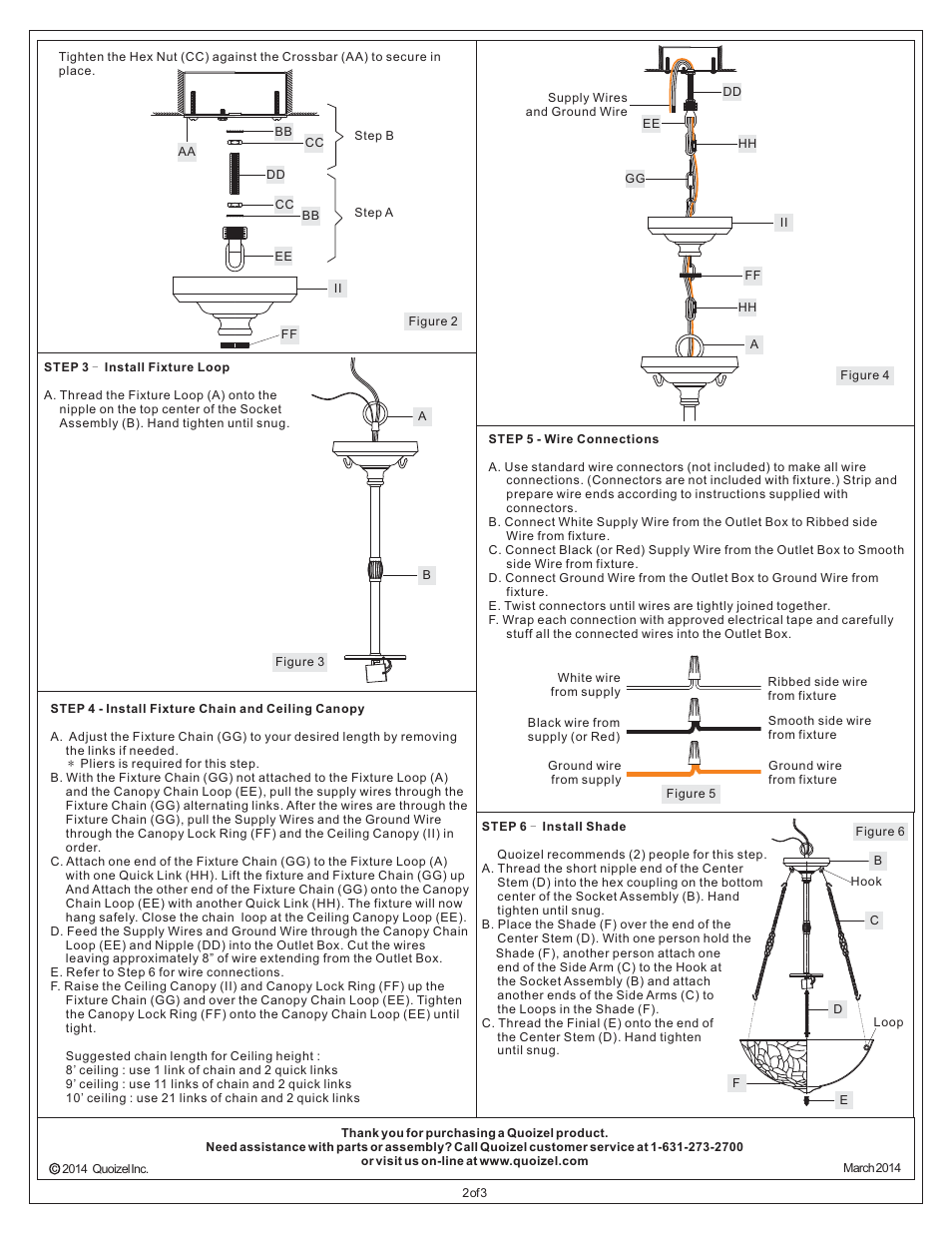 Quoizel TFKM2820VB Kami User Manual | Page 2 / 3