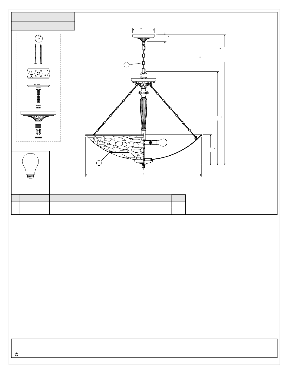 Quoizel TFKM2840VB Kami User Manual | Page 3 / 3