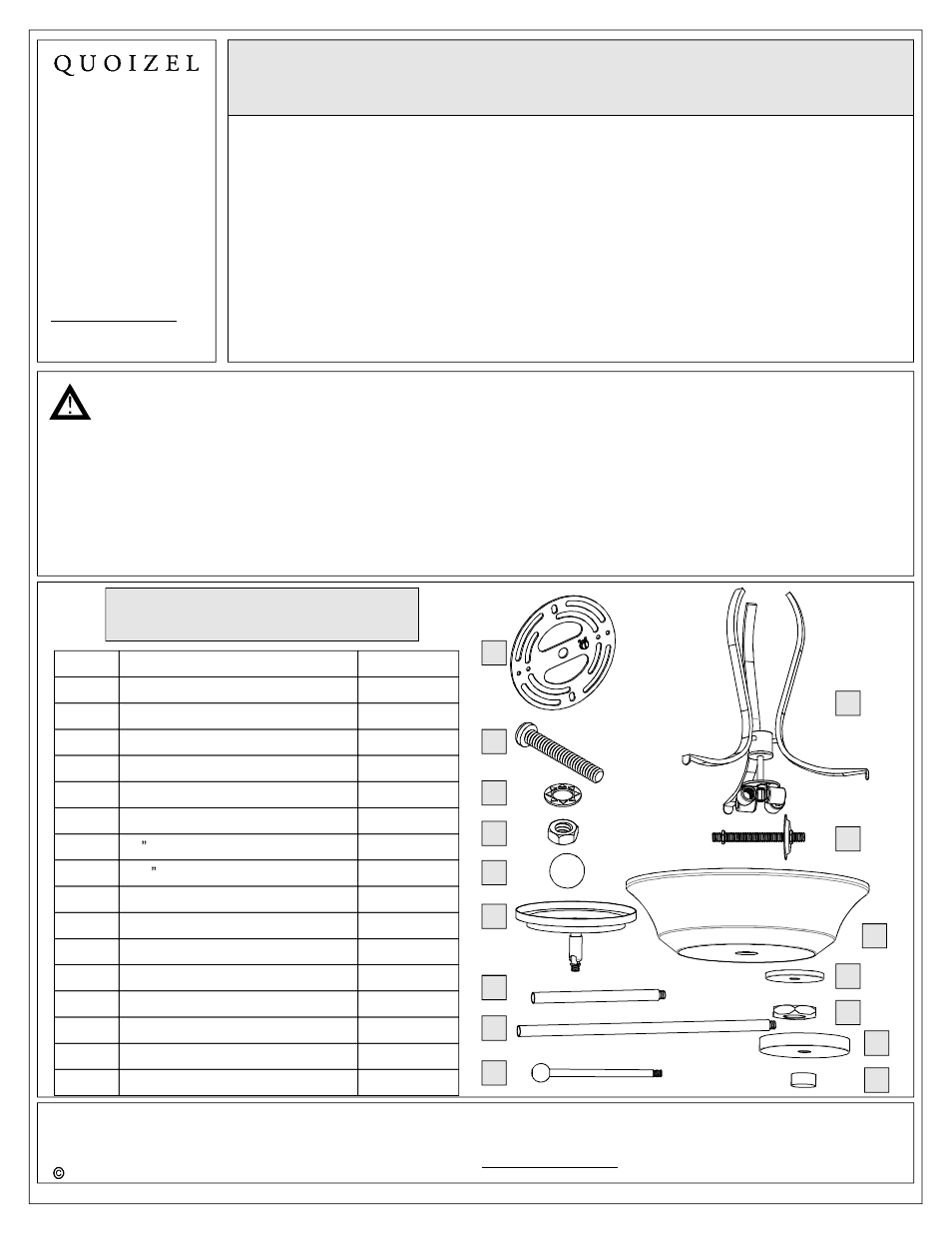 Quoizel KPR2818BN Kemper User Manual | 6 pages