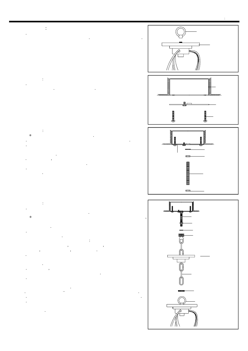 Assembly instructions, Step 1, Step 2 | Step 3, Step 4 | Quoizel KY5103IB Kyle User Manual | Page 2 / 3