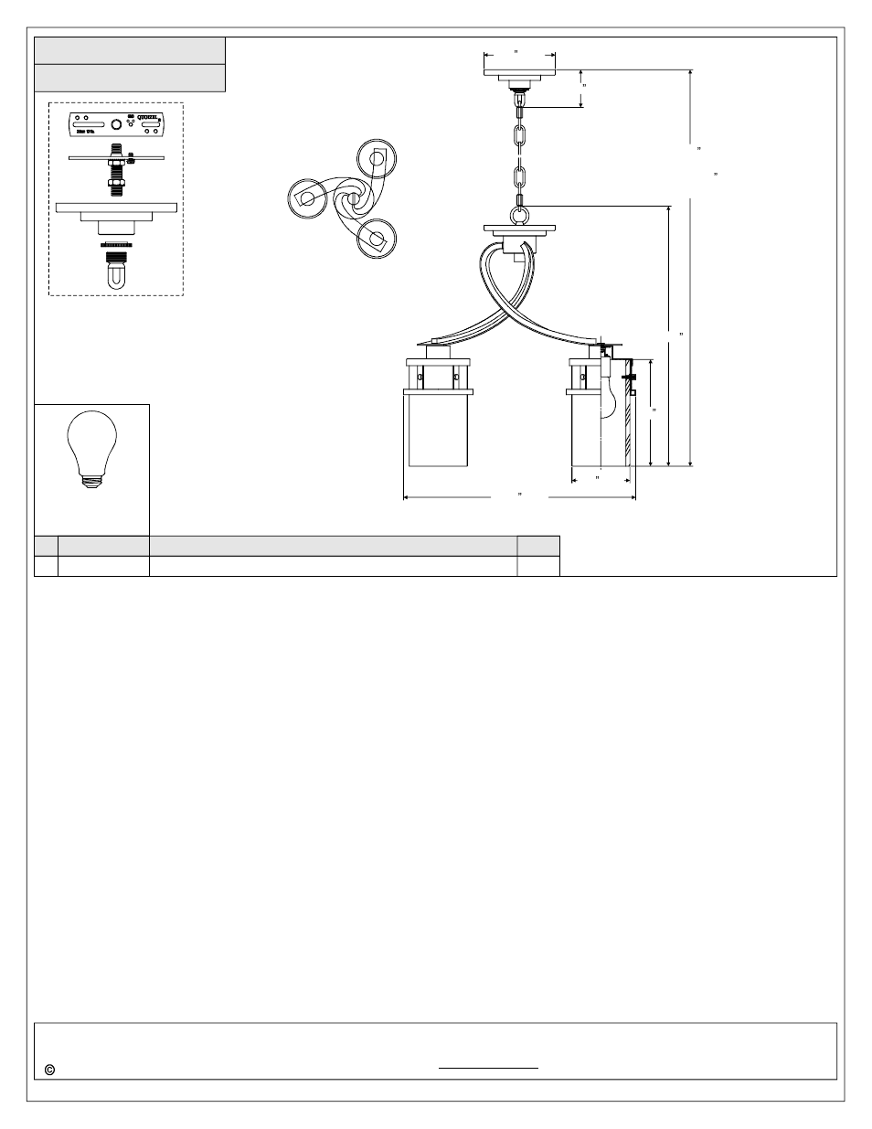 Quoizel KY5503IB Kyle User Manual | Page 3 / 3