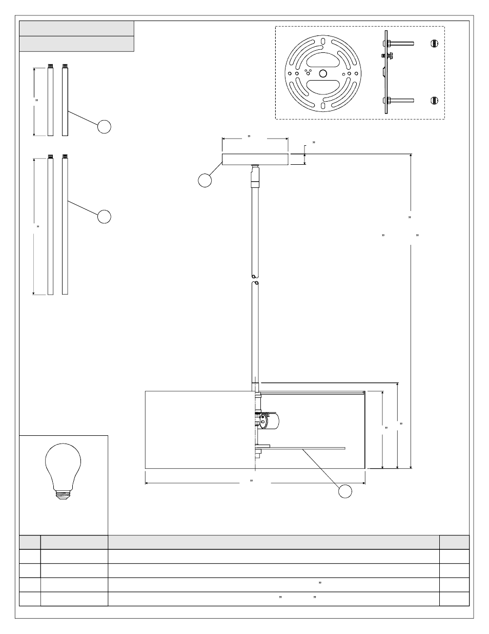 Quoizel CKMO2820BN Metro User Manual | Page 2 / 6