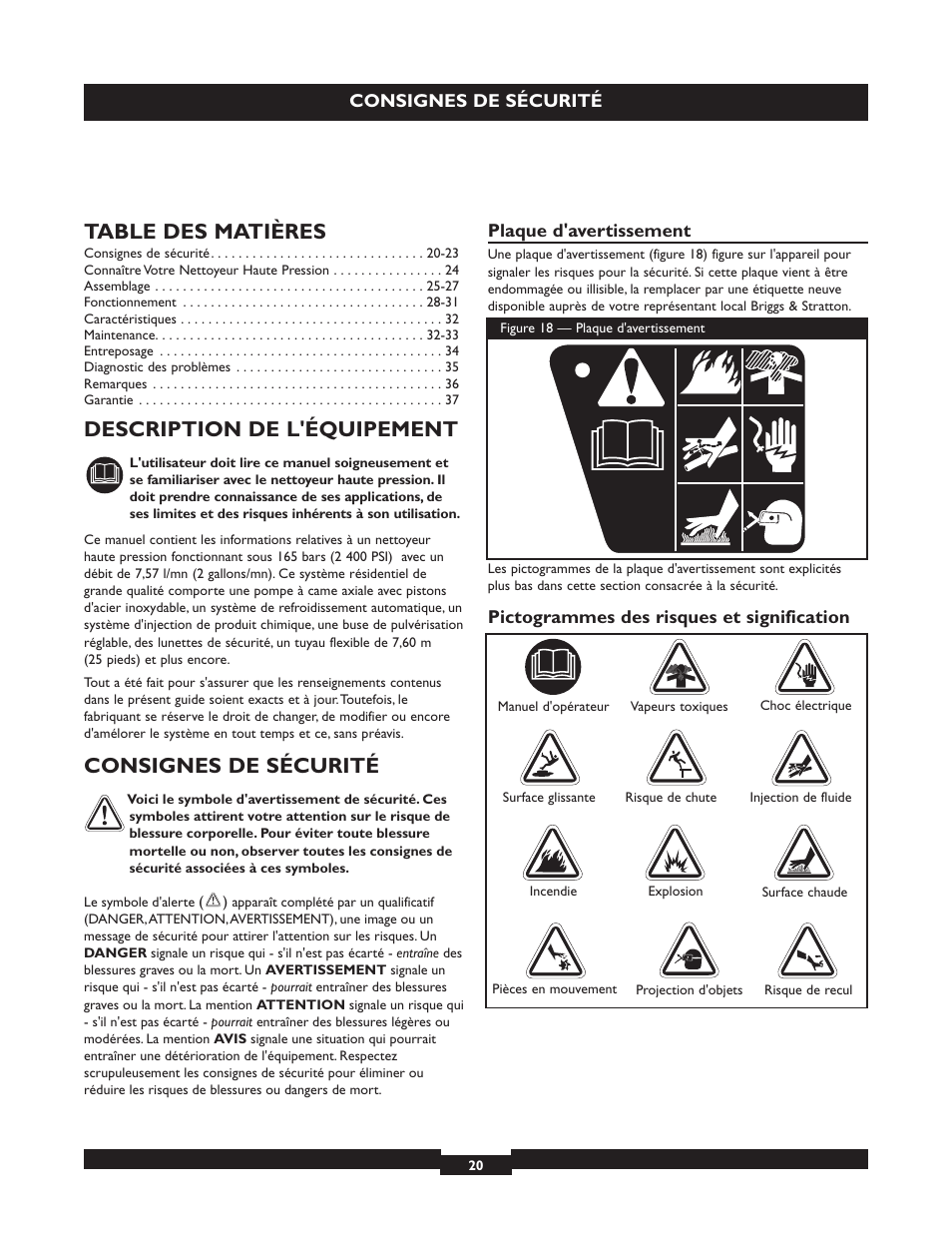 Briggs & Stratton 20223 User Manual | Page 20 / 92