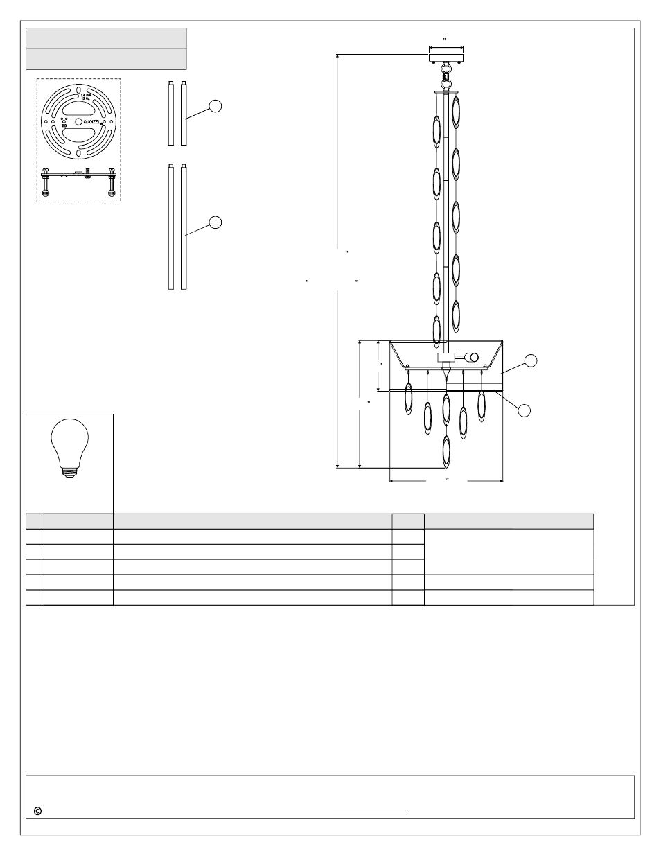 Quoizel PCCS2816C Platinum Collection Cascade User Manual | Page 3 / 3