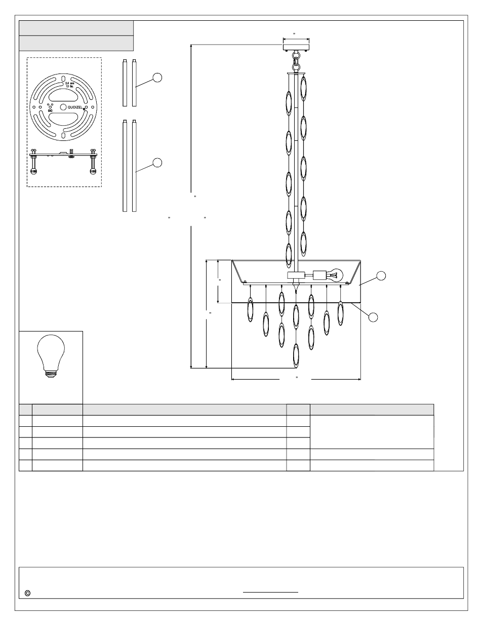 Quoizel PCCS2824C Platinum Collection Cascade User Manual | Page 3 / 3