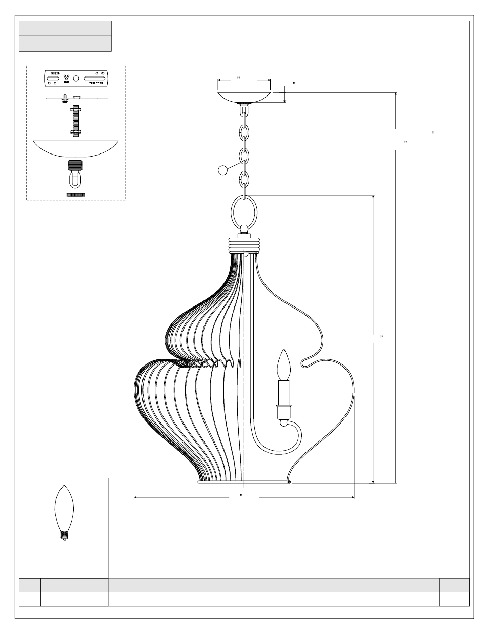 Quoizel QF1676W Quoizel Fixture User Manual | Page 2 / 6