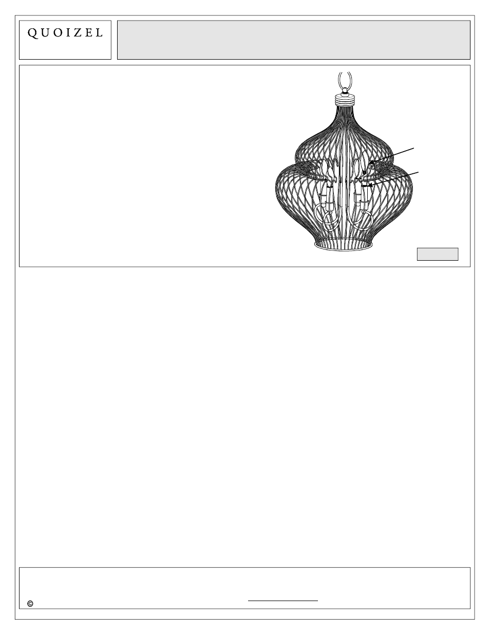 Quoizel QF1676W Quoizel Fixture User Manual | Page 6 / 6