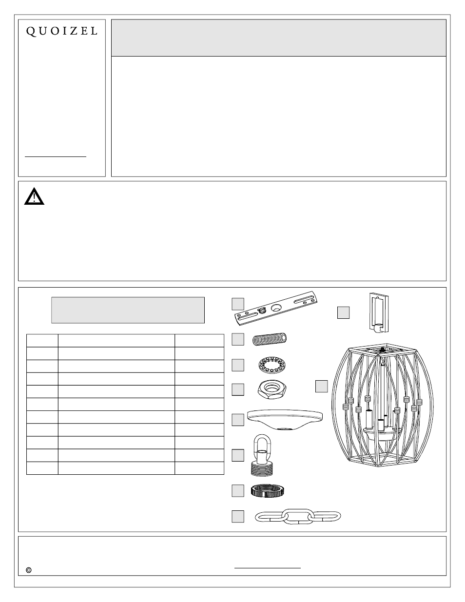 Quoizel QF1686IB Quoizel Fixture User Manual | 6 pages