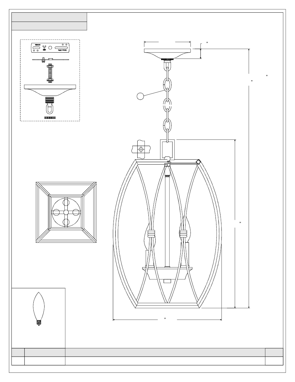 Quoizel QF1686IB Quoizel Fixture User Manual | Page 2 / 6