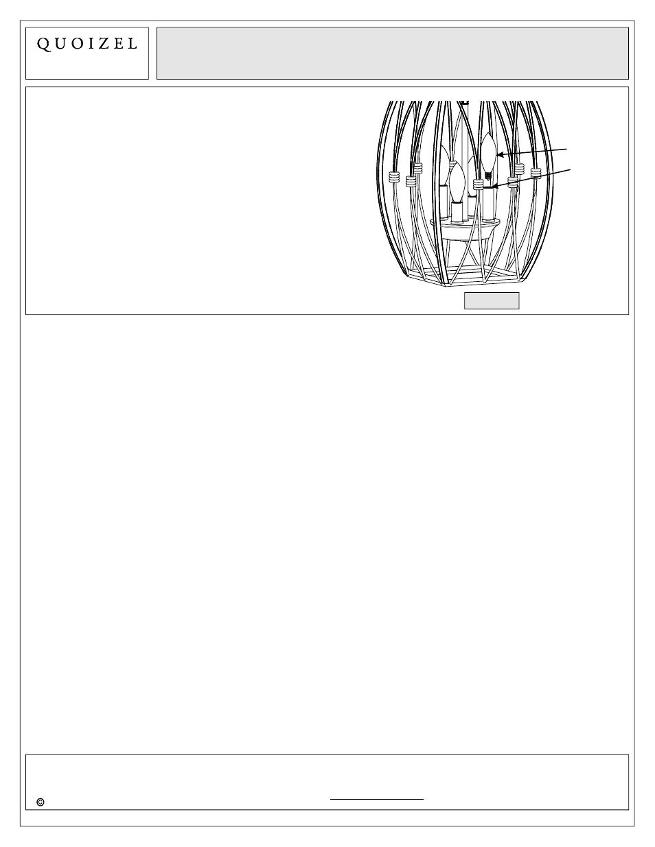 Quoizel QF1686IB Quoizel Fixture User Manual | Page 6 / 6