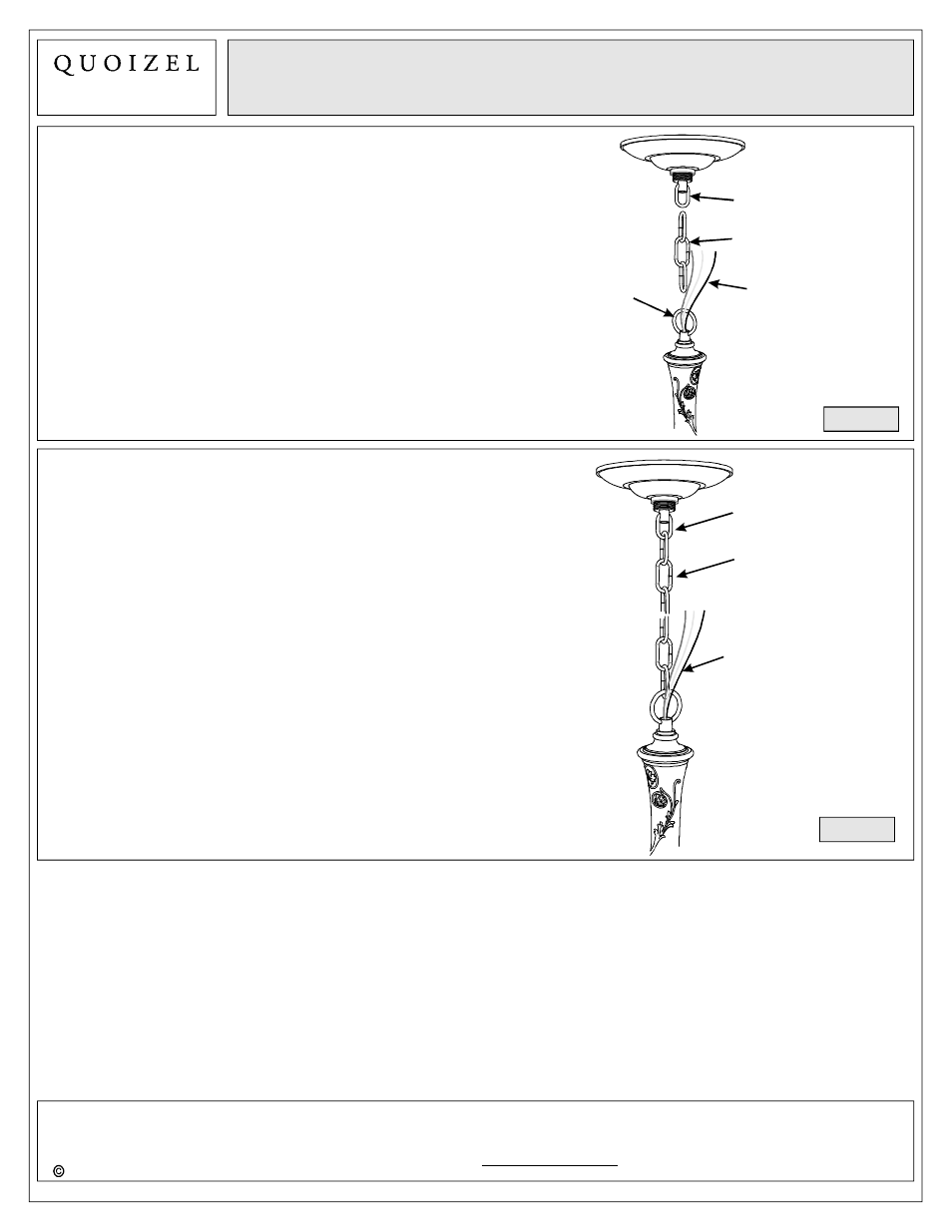 Quoizel QMC1681AY Quoizel Mini Chandelier User Manual | Page 5 / 7