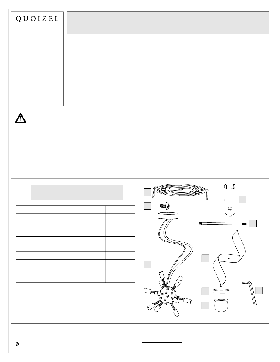 Quoizel RBN2831MN Ribbons User Manual | 4 pages