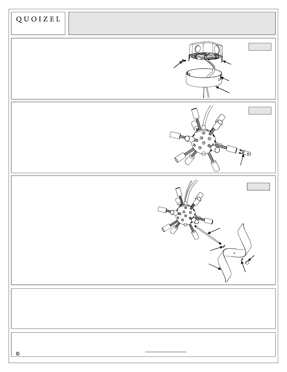 Assembly instruction sheet #is-rbn2831 | Quoizel RBN2831MN Ribbons User Manual | Page 4 / 4