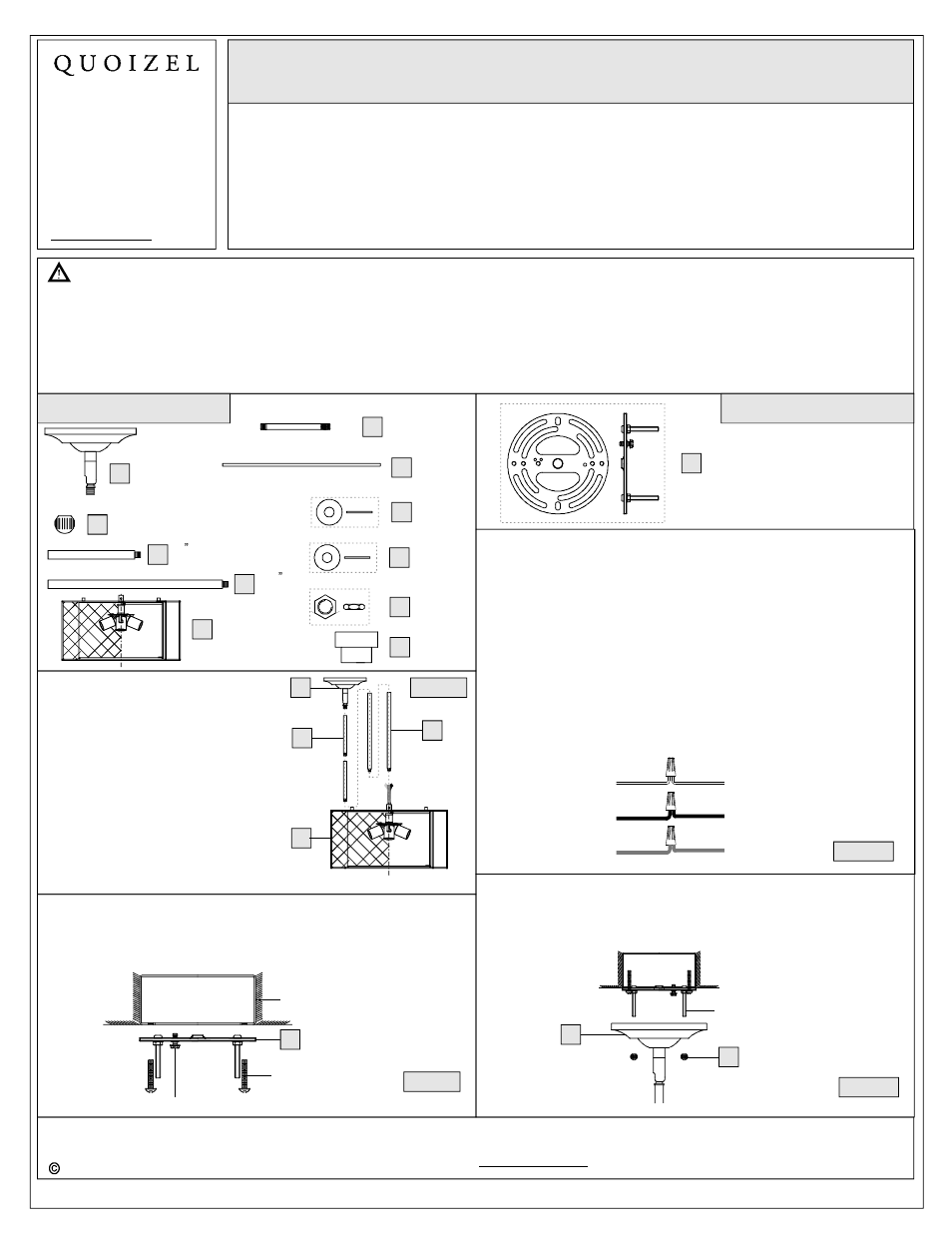 Quoizel MCRM2816PN Ruckman User Manual | 2 pages