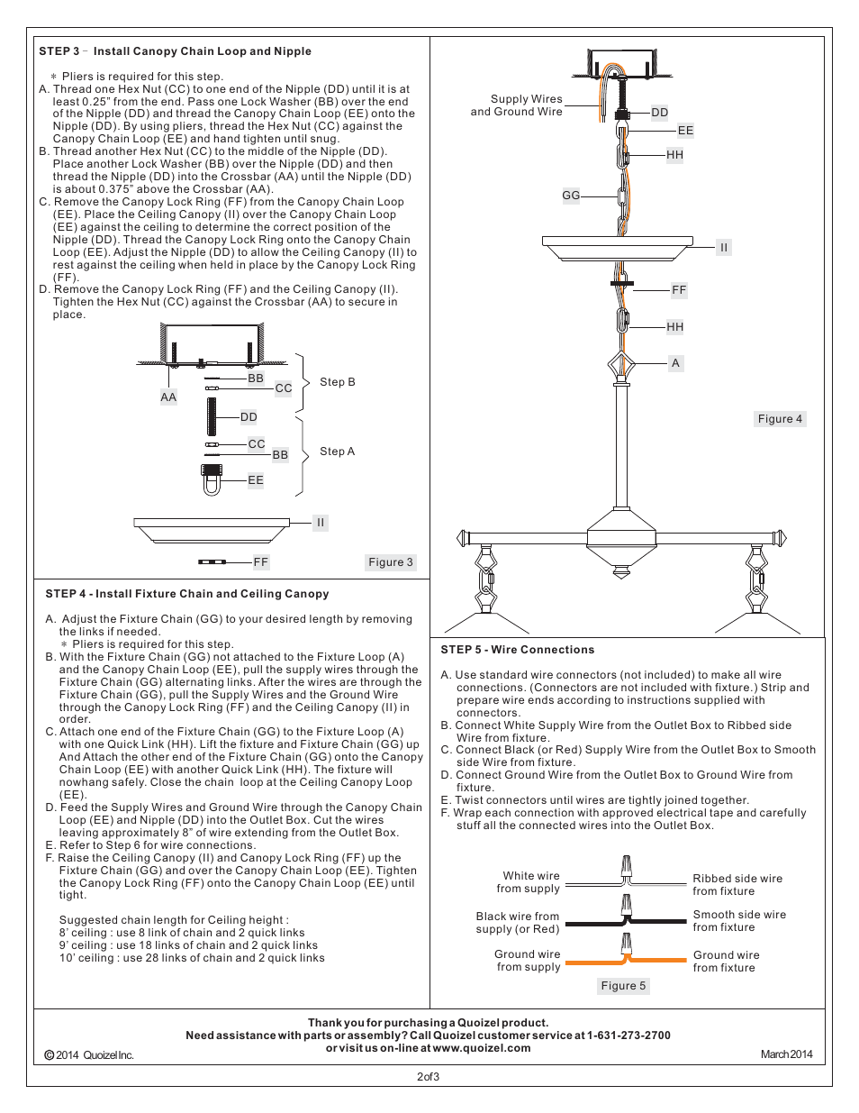 Quoizel TFSM5004VB Samara User Manual | Page 2 / 3