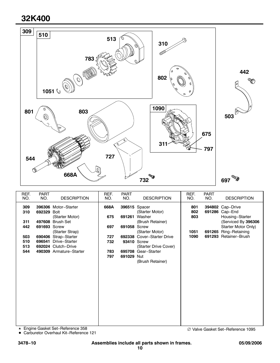 Briggs & Stratton 32K400 User Manual | Page 10 / 11
