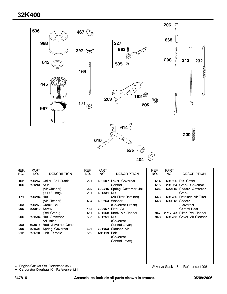 Briggs & Stratton 32K400 User Manual | Page 6 / 11