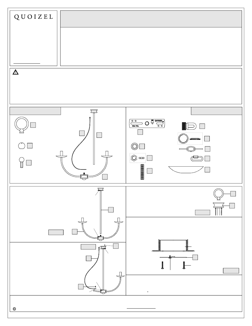 Quoizel SER5004IF Serenity User Manual | 3 pages