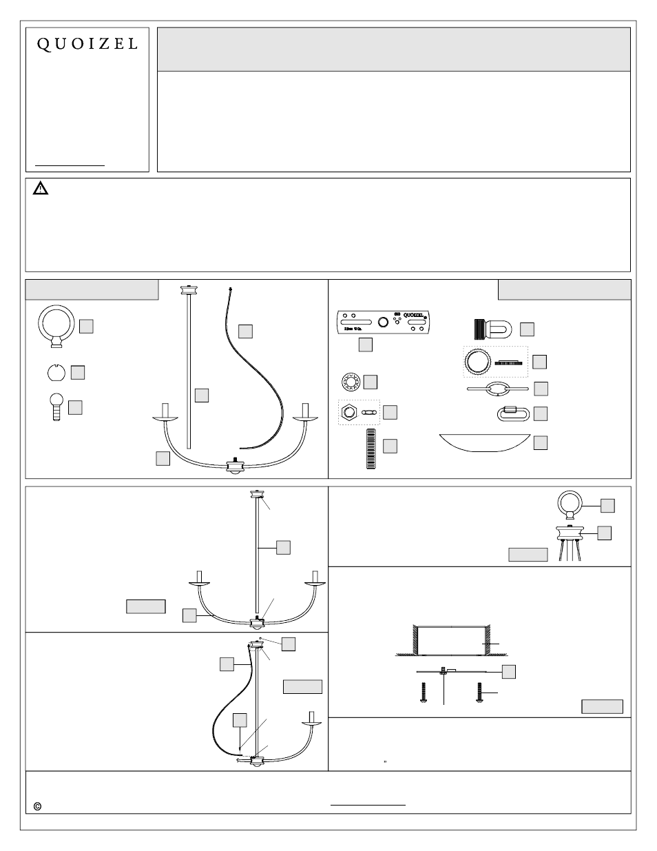 Quoizel SER5006IF Serenity User Manual | 3 pages