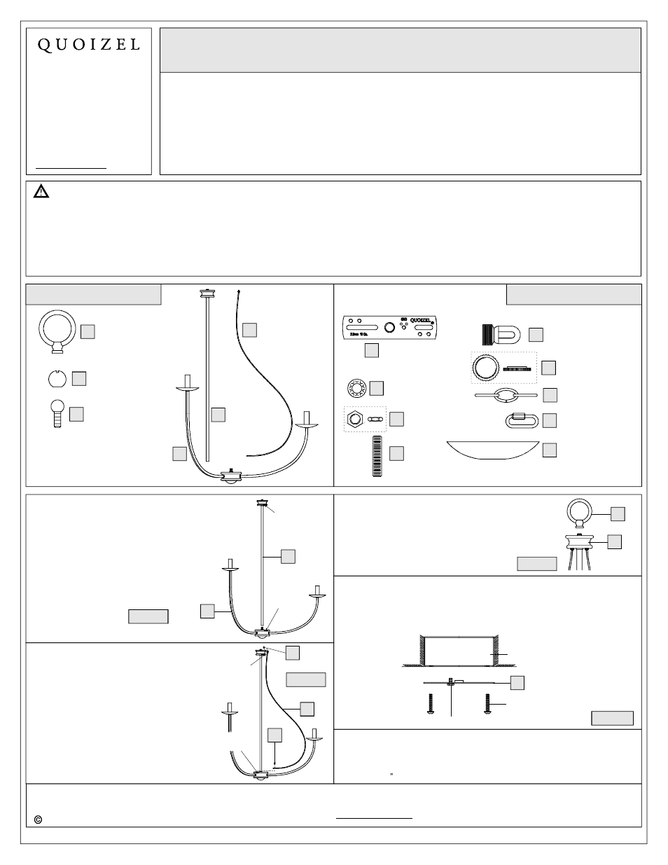 Quoizel SER5009IF Serenity User Manual | 3 pages