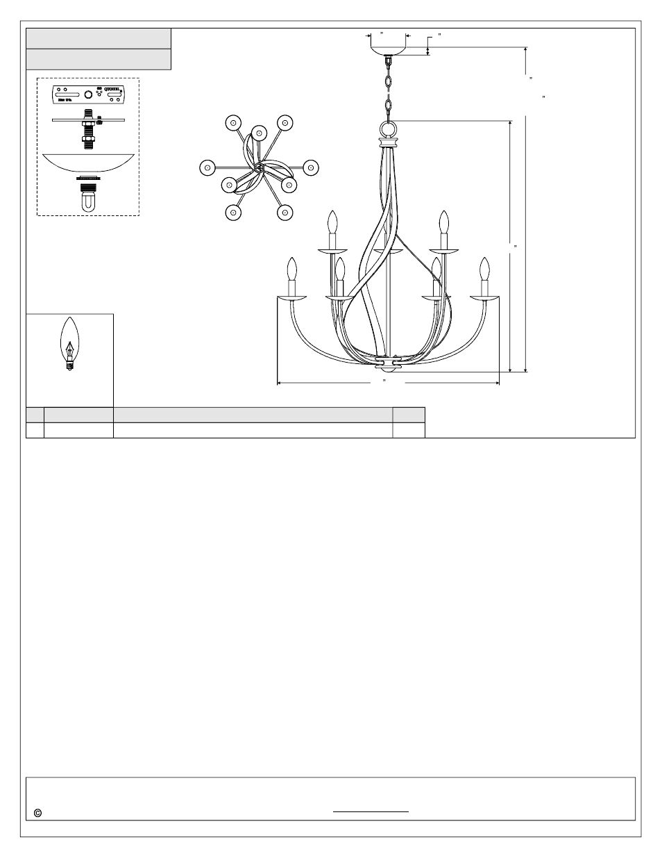 Quoizel SER5009IF Serenity User Manual | Page 3 / 3