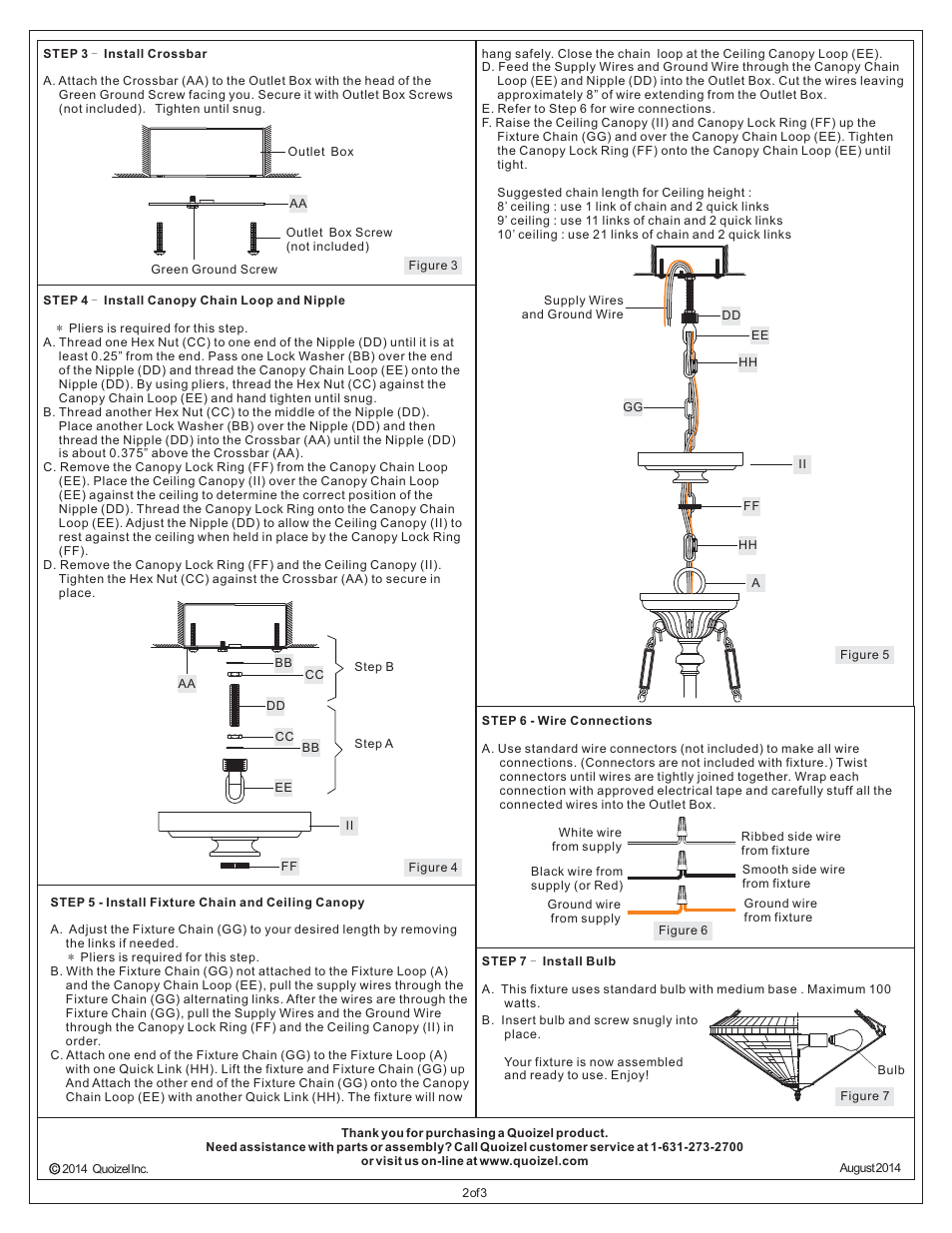 Quoizel TFST2822VB Stephen User Manual | Page 2 / 3