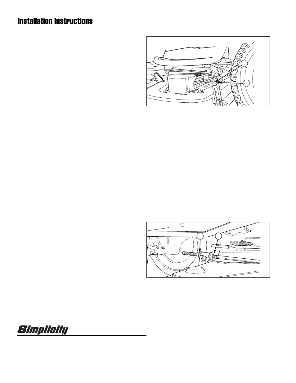 Installation instructions, Roller bar mower kit | Briggs & Stratton 1687077 User Manual | Page 6 / 6