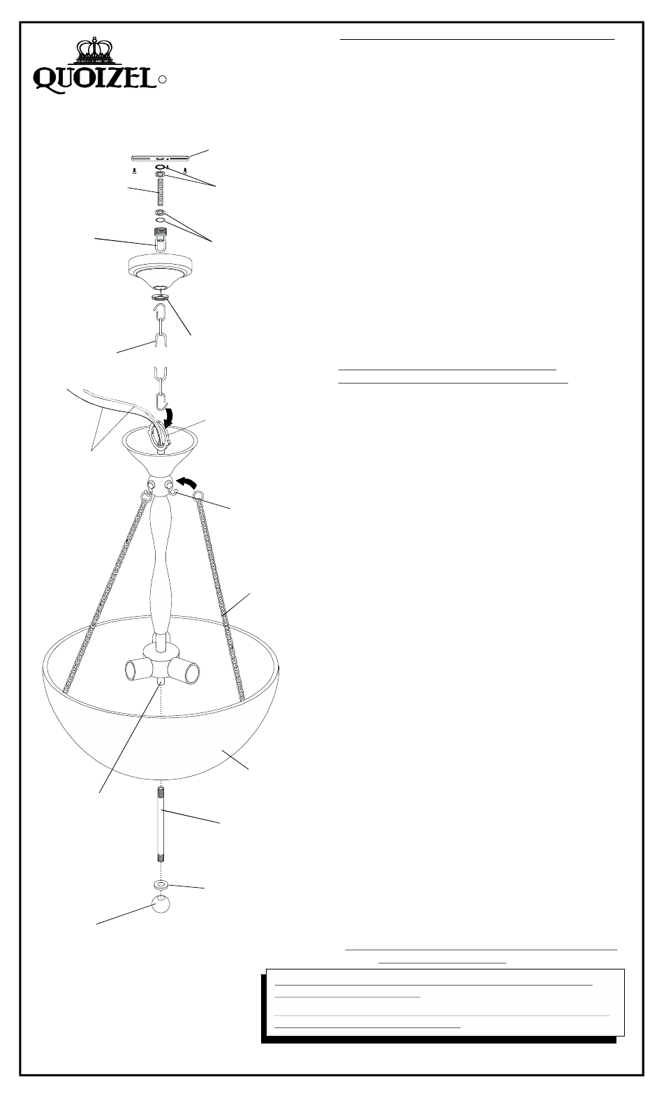 Quoizel TF1438VB Tiffany User Manual | 2 pages