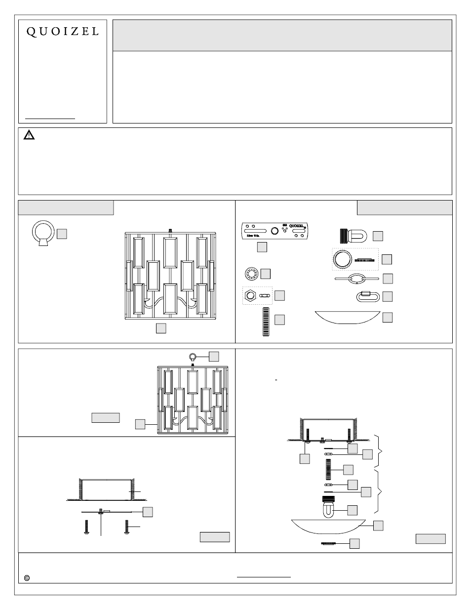 Quoizel TF1783CIB Tiffany User Manual | 3 pages