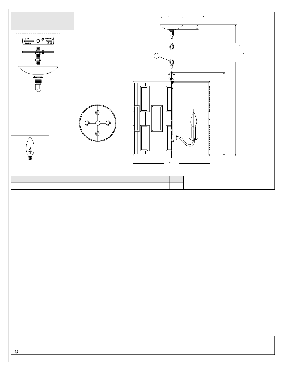 Quoizel TF1783CIB Tiffany User Manual | Page 3 / 3