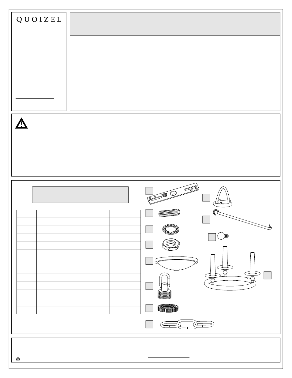 Quoizel VYR5003ML Voyager User Manual | 6 pages