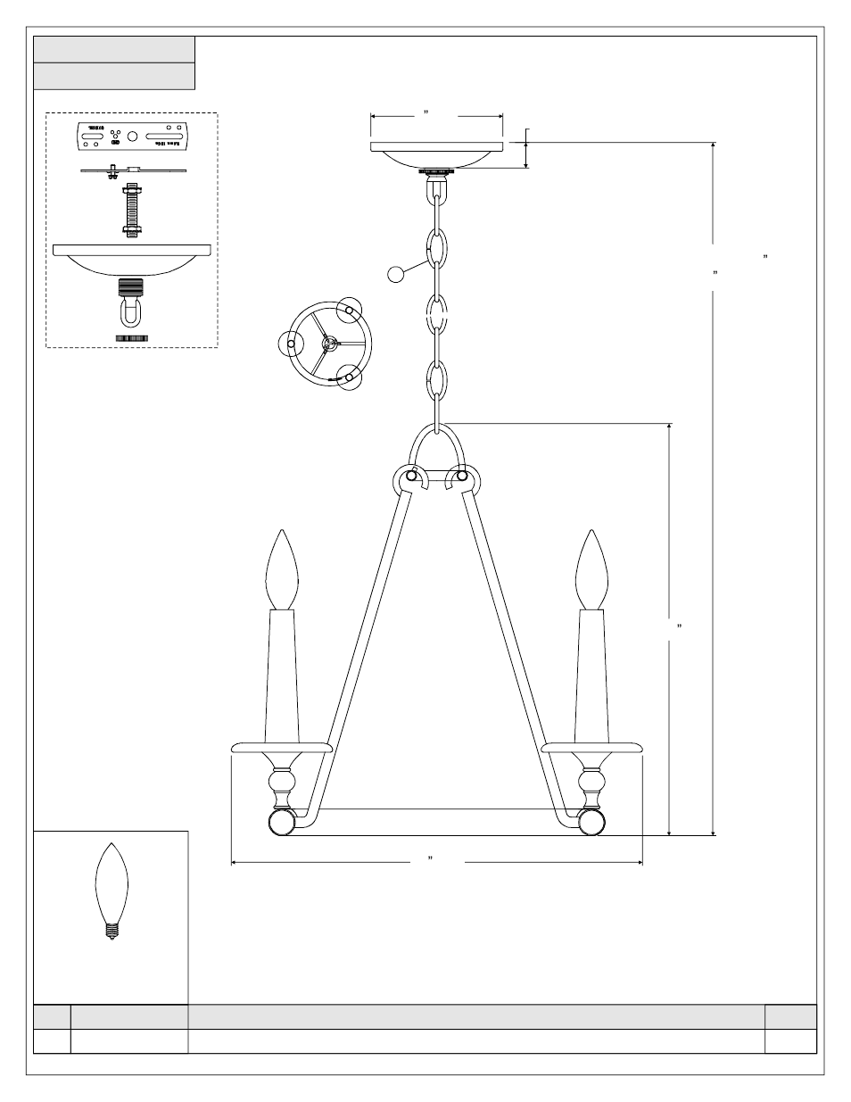 Quoizel VYR5003ML Voyager User Manual | Page 2 / 6