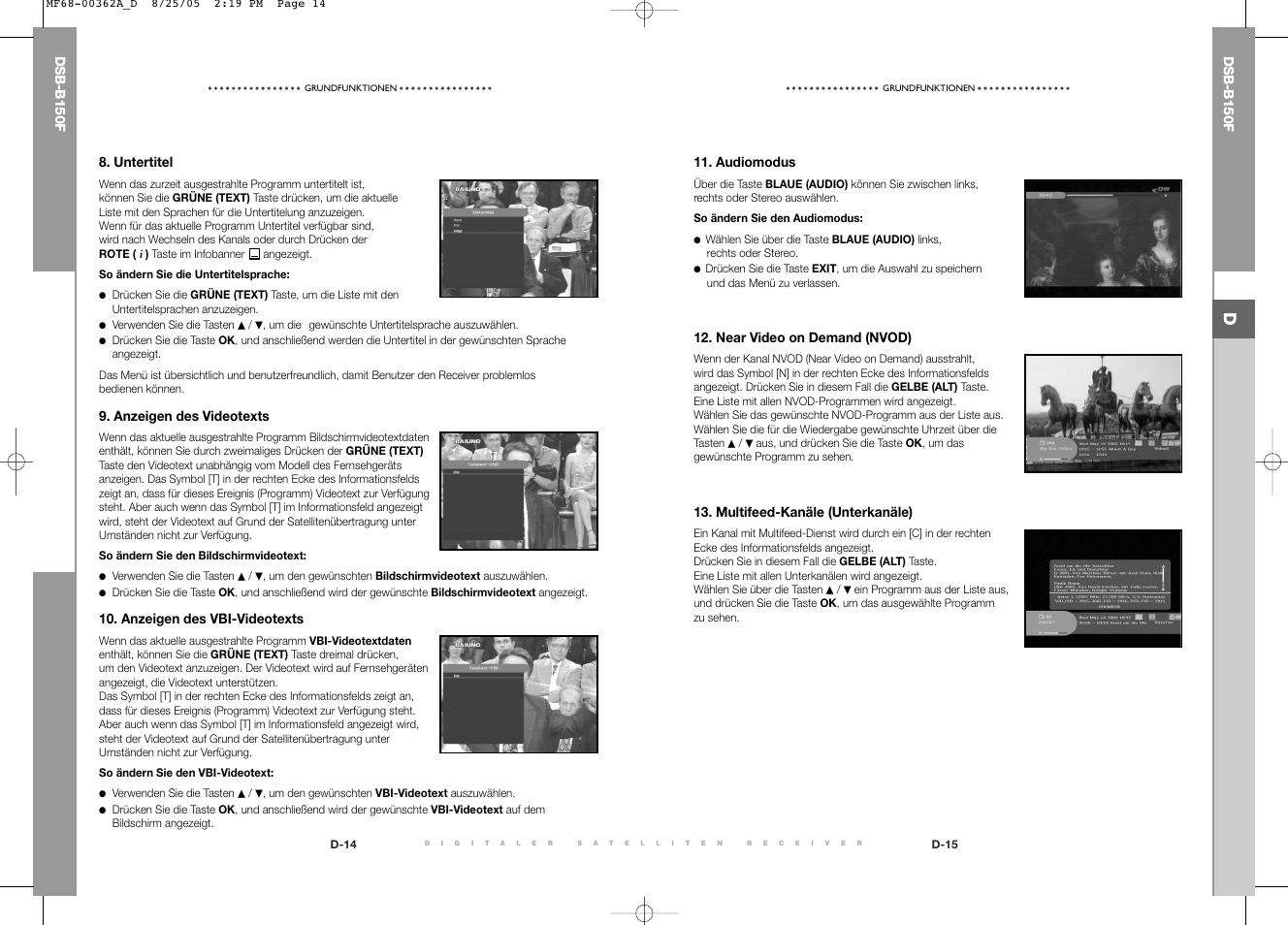 Samsung DSB-B150F User Manual | Page 11 / 110