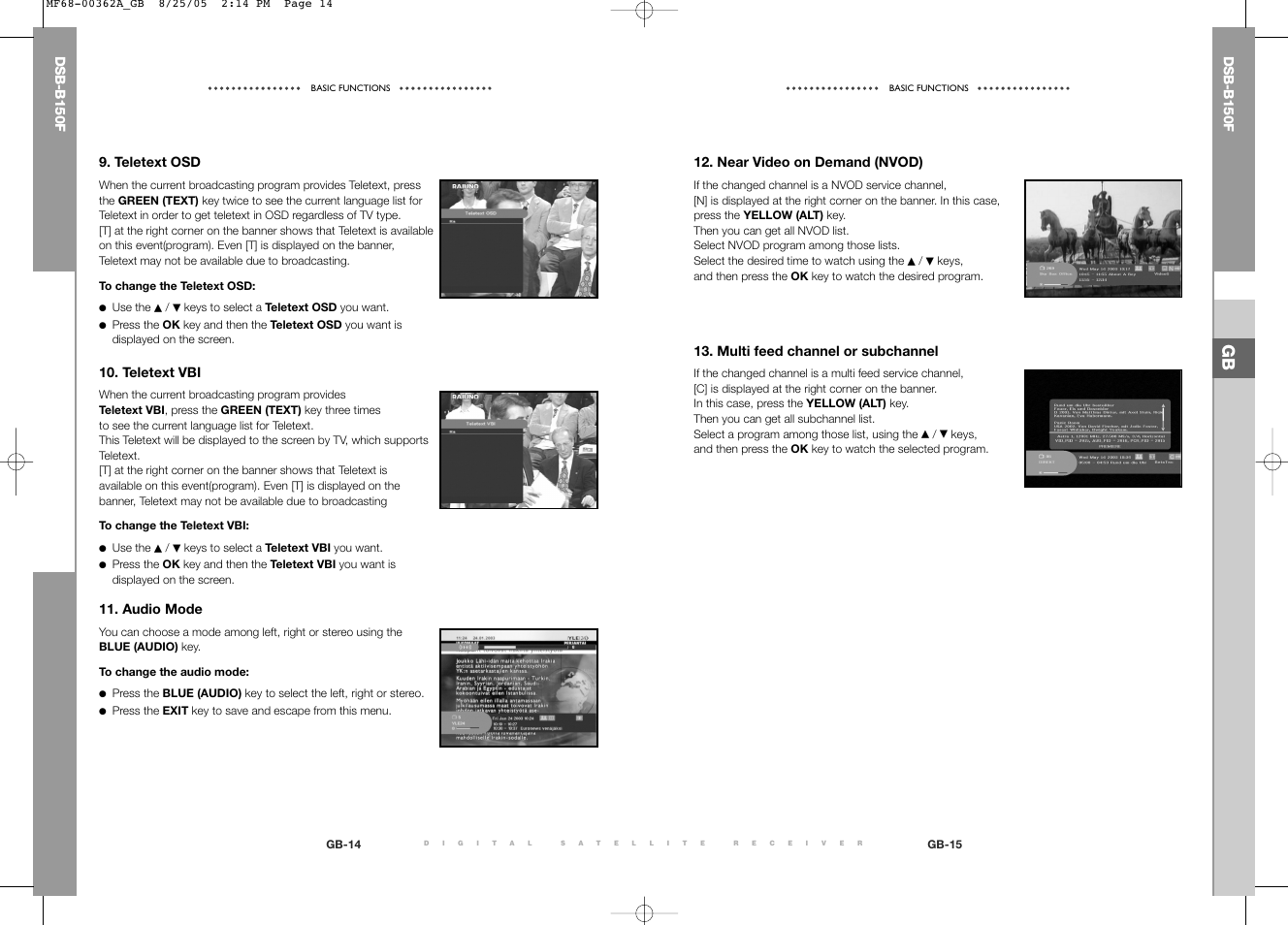 Samsung DSB-B150F User Manual | Page 29 / 110