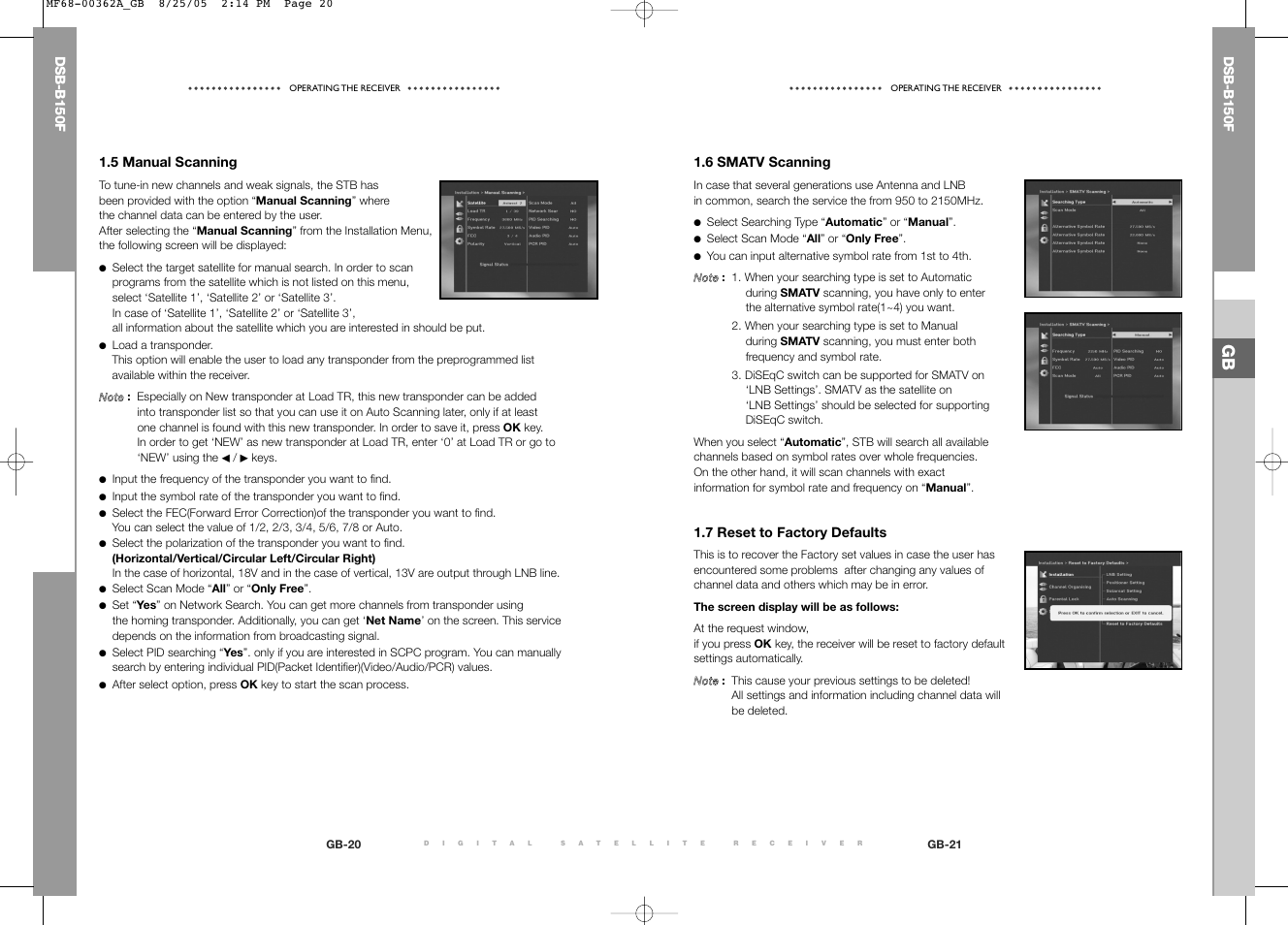 Samsung DSB-B150F User Manual | Page 32 / 110