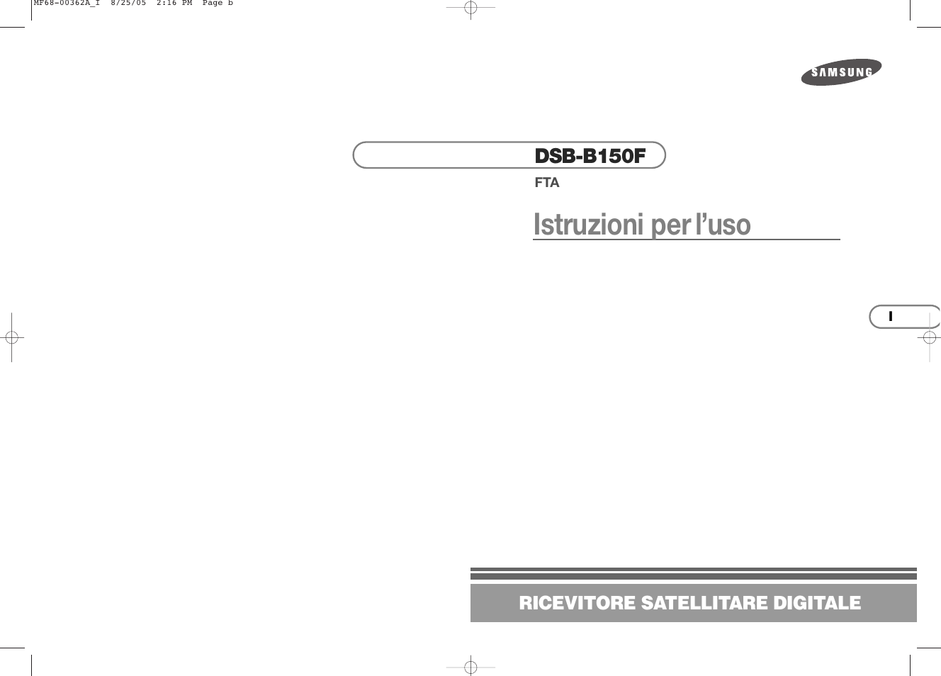 Istruzioni per l’uso | Samsung DSB-B150F User Manual | Page 57 / 110