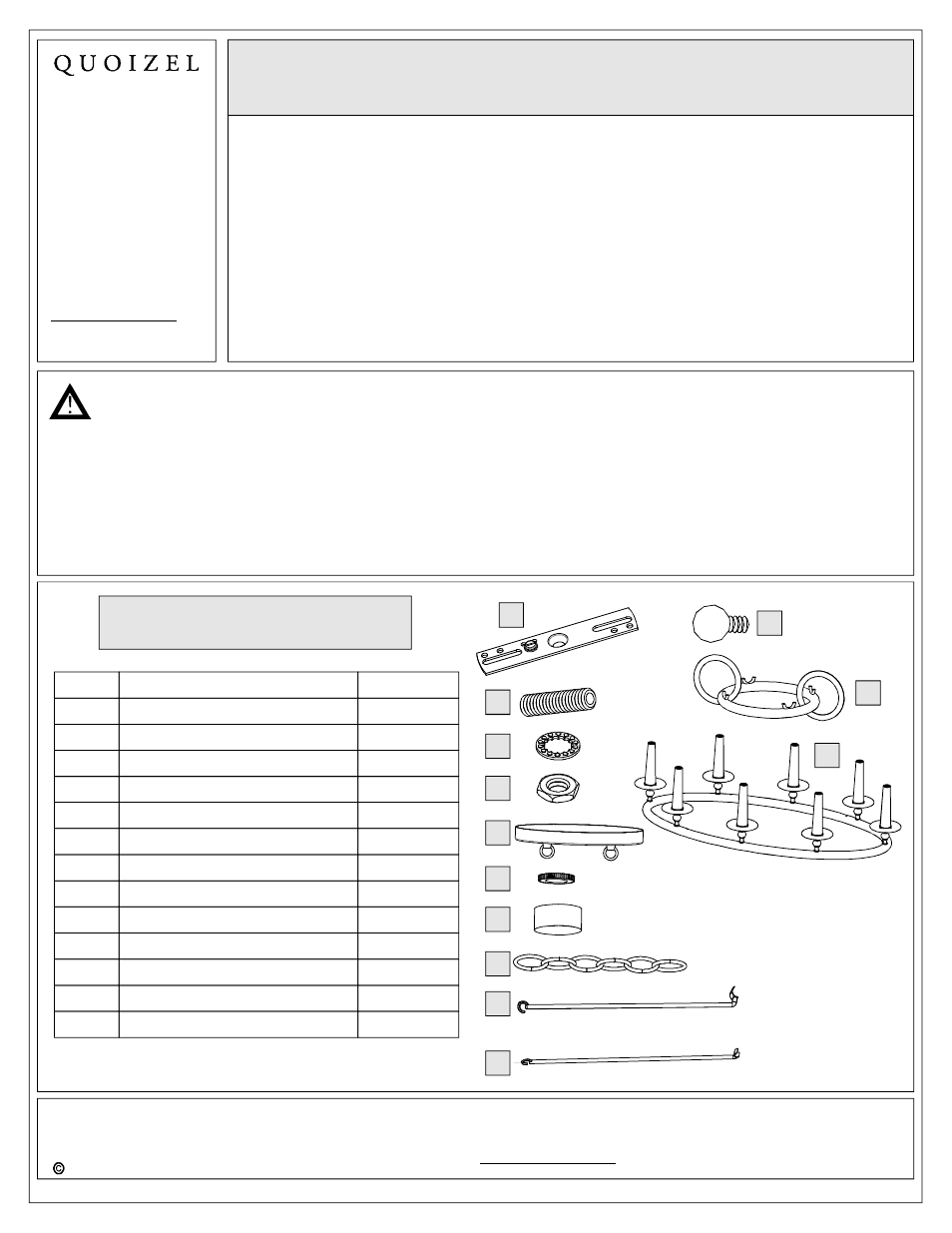 Quoizel VYR5008ML Voyager User Manual | 6 pages