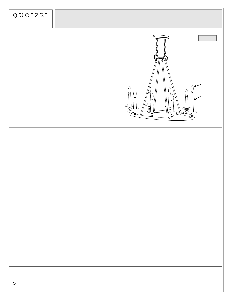 Quoizel VYR5008ML Voyager User Manual | Page 6 / 6