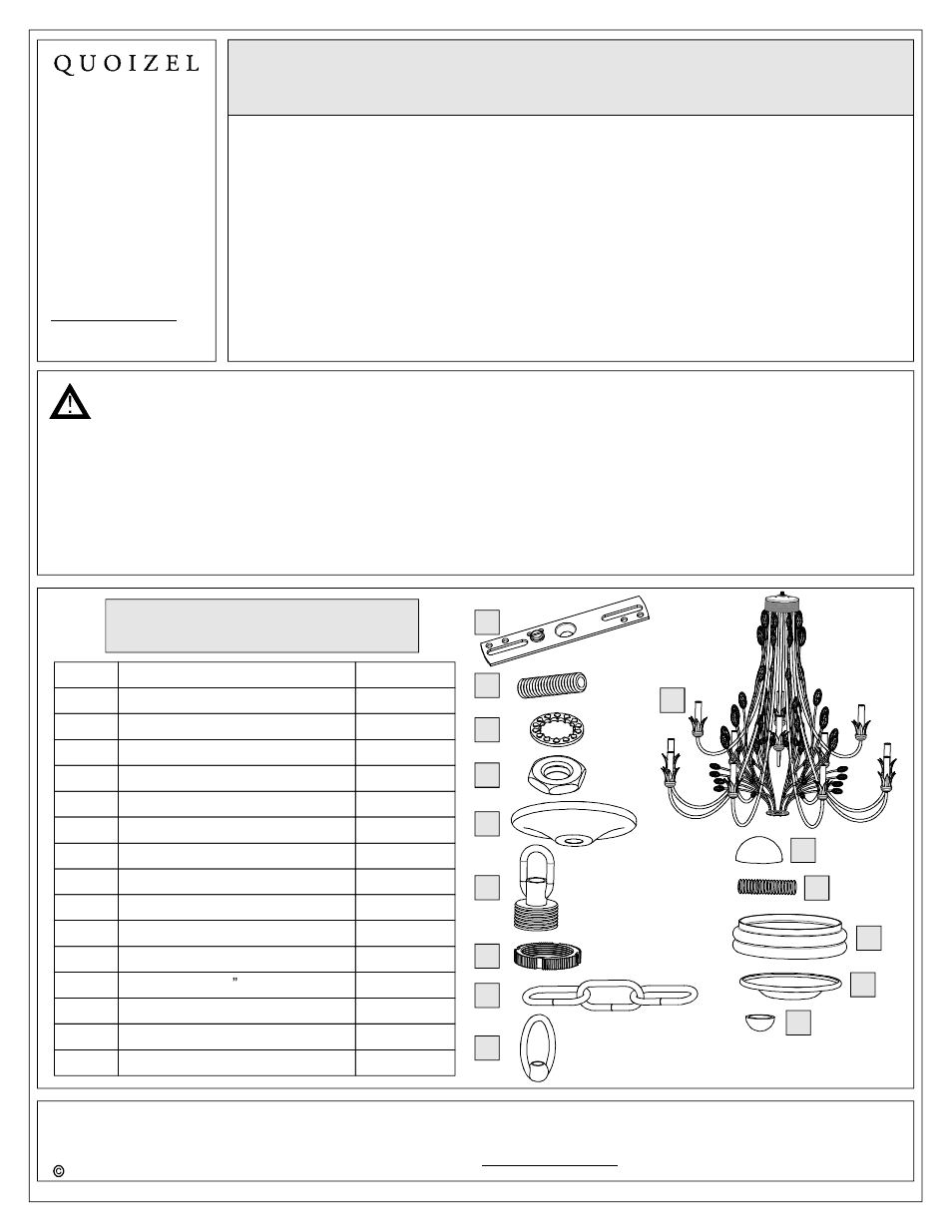 Quoizel WSY5012IF Wesley User Manual | 6 pages