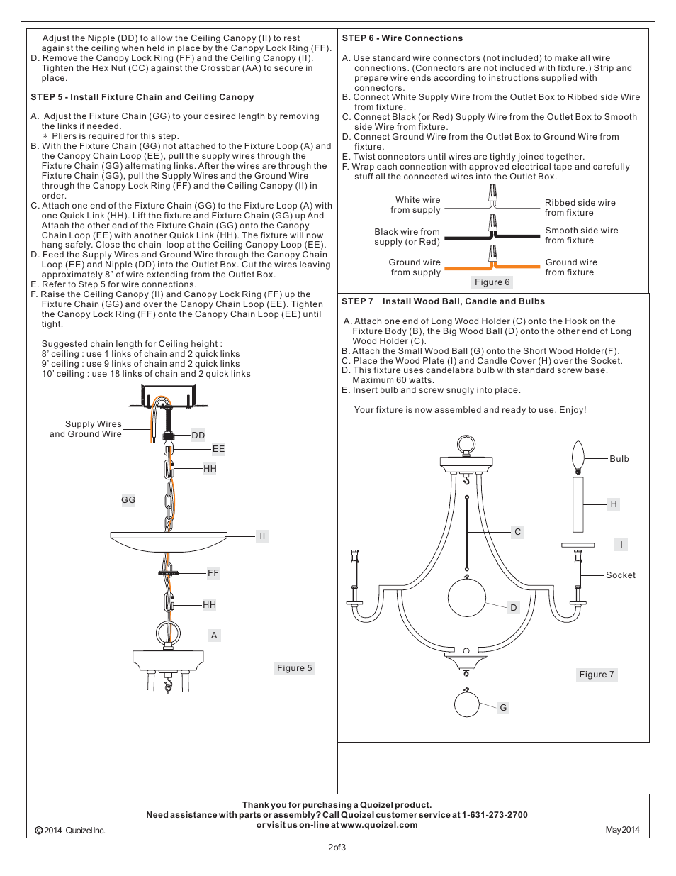 Quoizel WDM5005WT Wyndmoor User Manual | Page 2 / 3