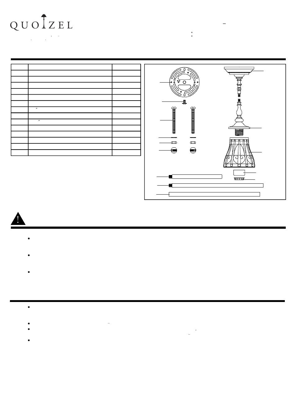 Quoizel TFAV156VB Ava User Manual | 3 pages