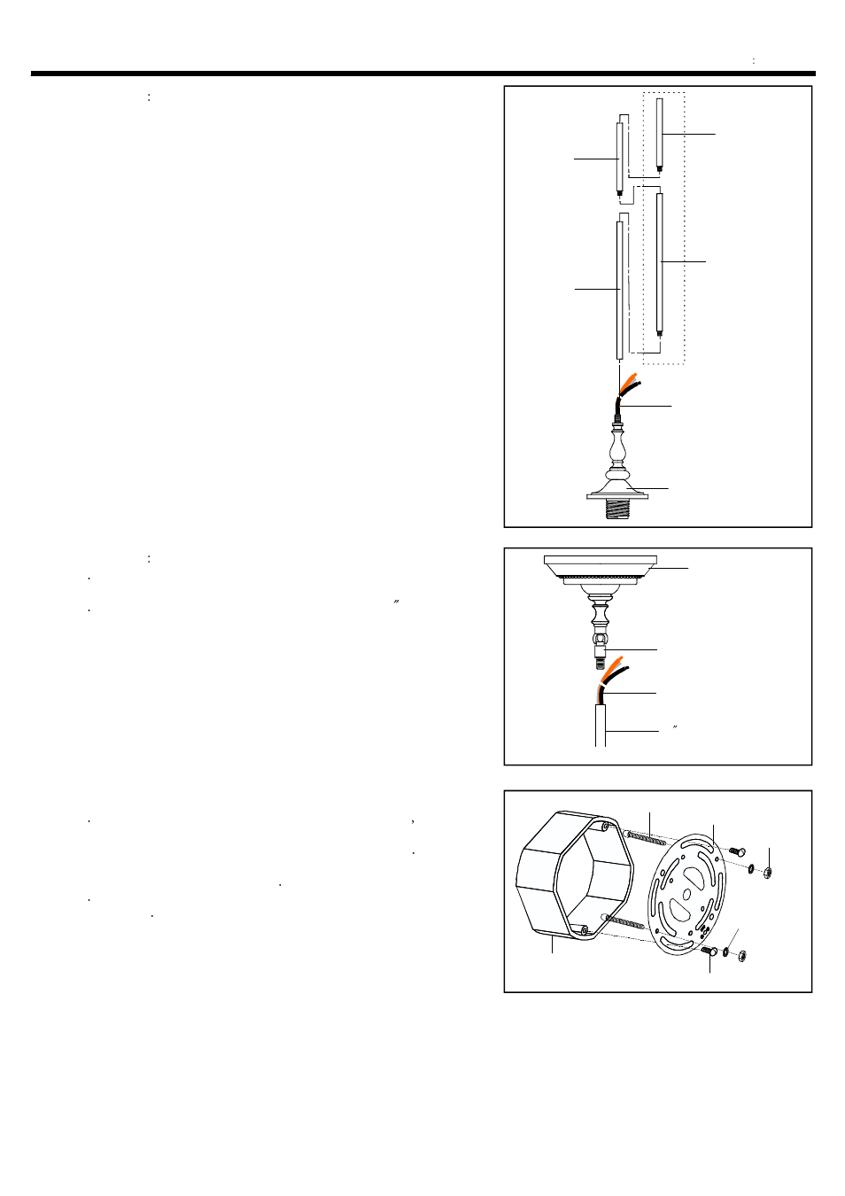 Step 1, Step 2, Step 3 | Installation instructions | Quoizel TFAV156VB Ava User Manual | Page 2 / 3