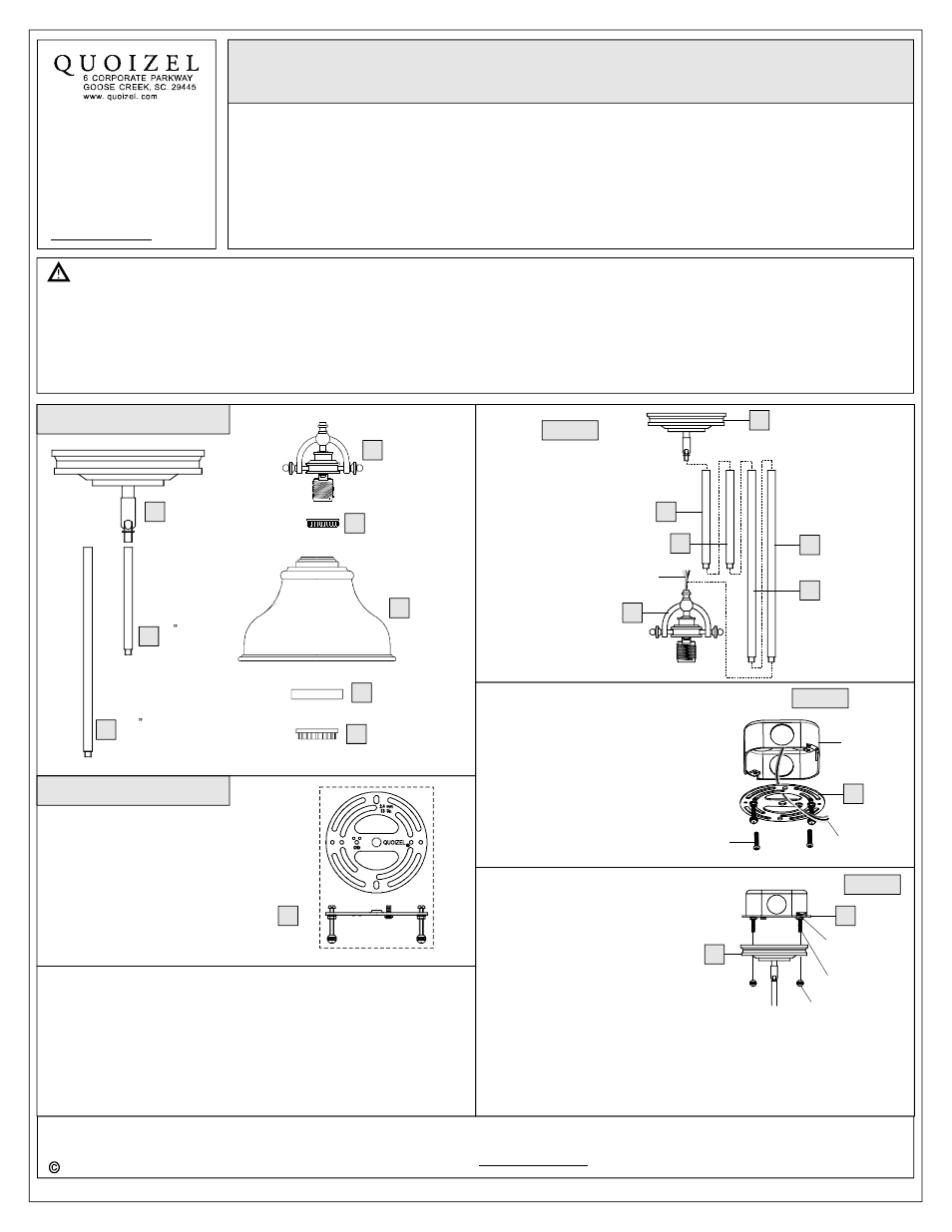 Quoizel ER1508BN Emery User Manual | 2 pages