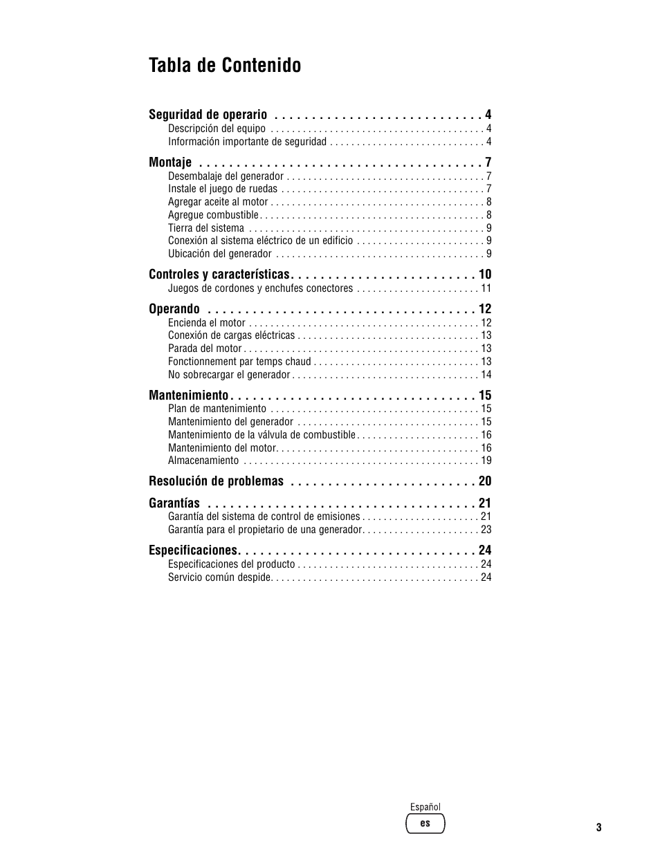 Briggs & Stratton 209443gs User Manual | Page 27 / 48
